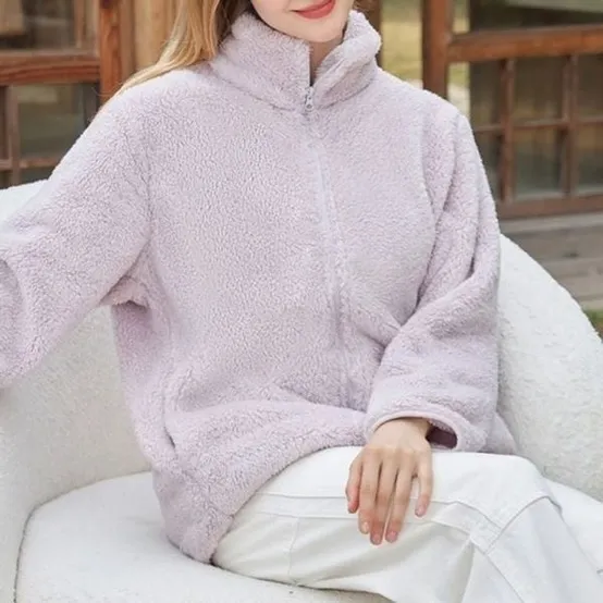 [하프클럽]집업 고급스러운 미니멀 가을신상 나들이