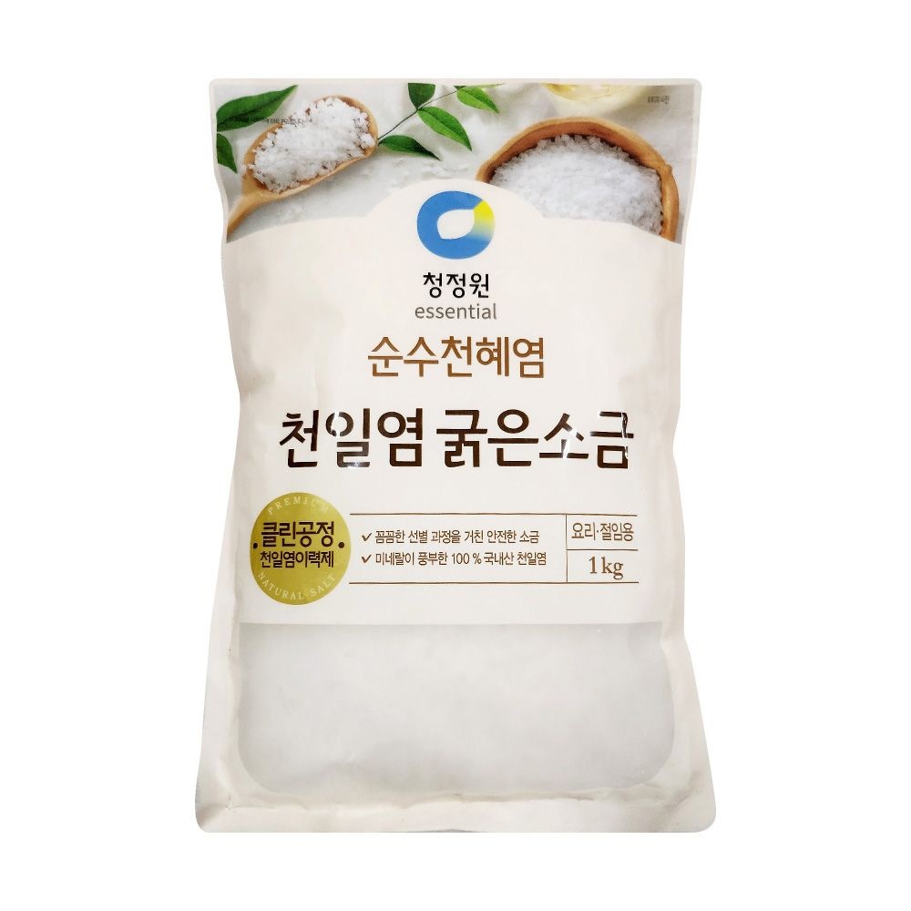 [오늘출발] 청정원 업소용 벌크 대용량 식자재 청정원 천일염 굵은소금 1kg