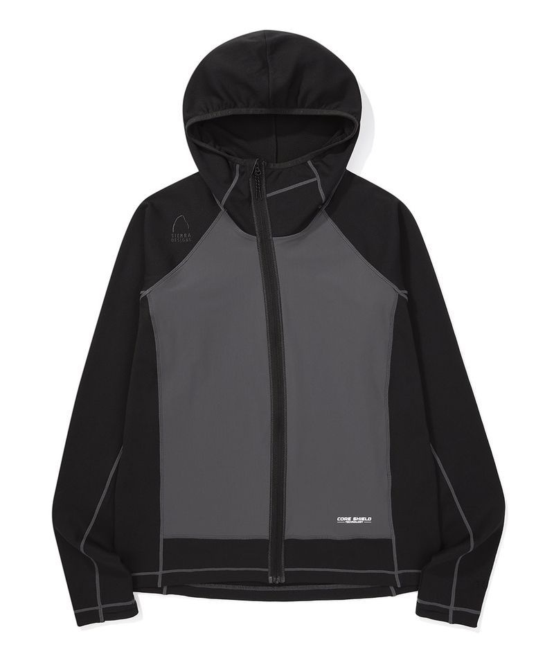 시에라디자인 로사ROSA 델타픽 코어 쉴드 집업 후디 BLACK 72C016 27L160