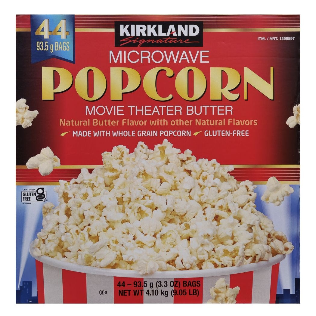 커클랜드 전자렌지 팝콘 4.1kg 44개입 무비시어터 popcorn