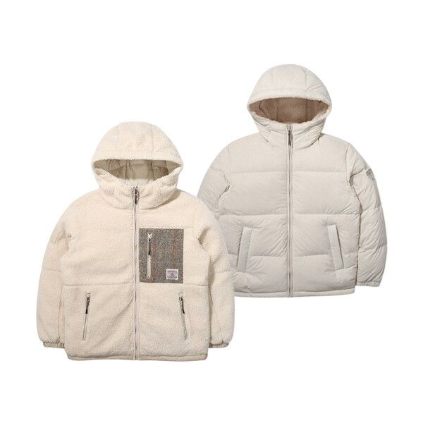 [K2] 공용 비숑 TWEED 리버시블 다운 KUW22571-E1
