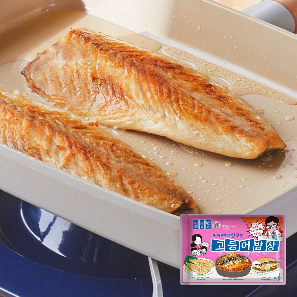 가시제거연구소 고등어밥상 핑크라벨 500g 노르웨이 가시 제거 순살 고등어