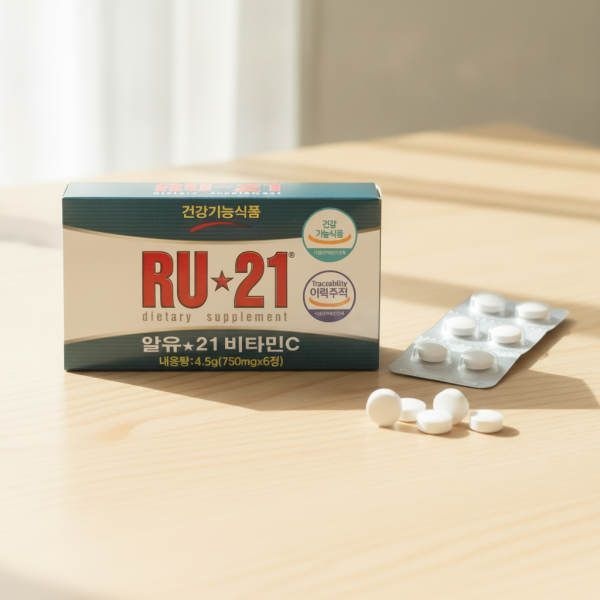 RU21 알유21 비타민C 6정 1회분 4101494