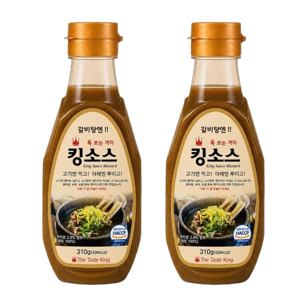 (주)에스비카운티 에스피 캠핑요리 톡 쏘는 겨자 킹소스 310g 2개 가성비 대용량 디핑소스 풍미 한식