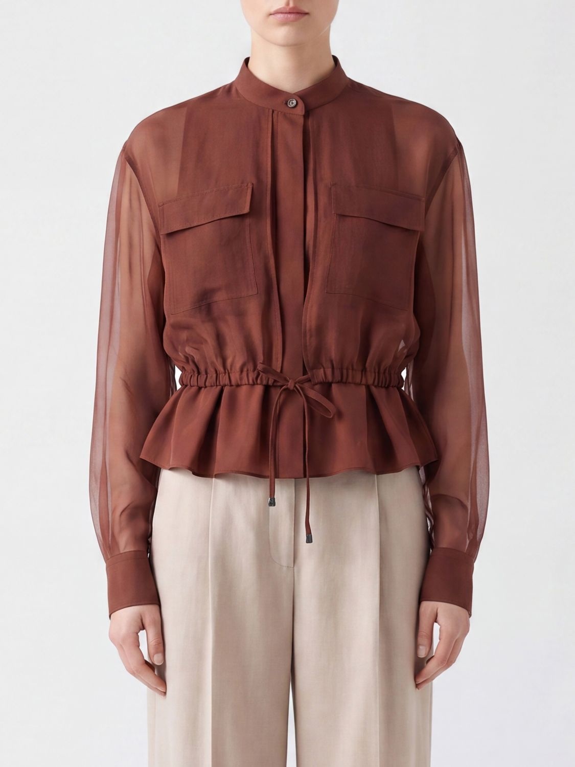 Brunello Cucinelli [해외] 브루넬로 쿠치넬리 여성 셔츠 SS26 M0091NC416 C9093