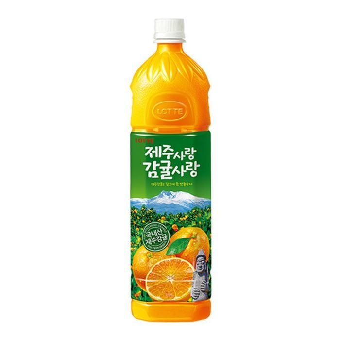 [롯데칠성음료] [M]제주감귤 1.5L 6입 제주사랑 감귤사랑.
