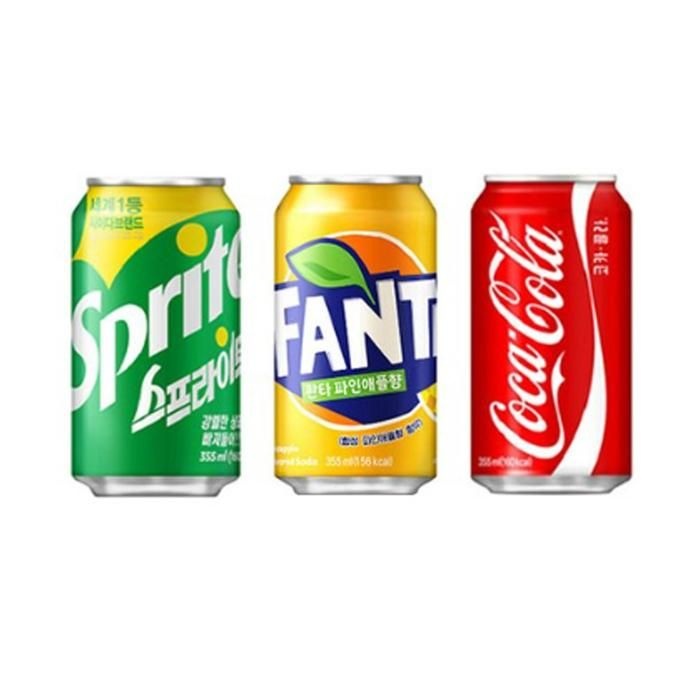 [콜라] [Ha]콜라 스프라이트 환타 파인 355ml 각 8입 총 24입