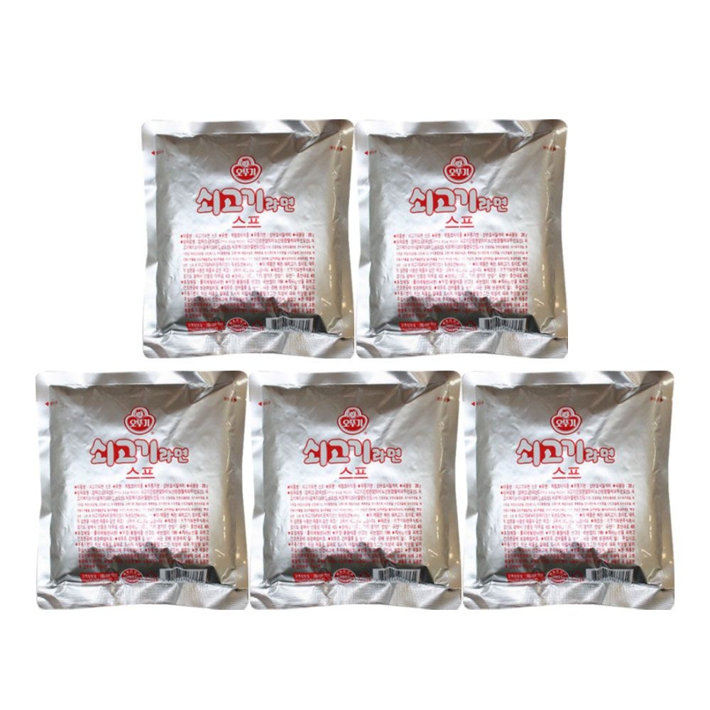 오뚜기 쇠고기 라면 스프 대용량 마법 만능 가루 감칠맛 285g (5개)