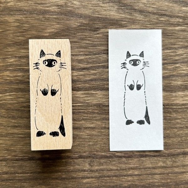 UnKnown_アルテ [해외] 우드 스탬프 WS-D-37 고양이 발리네즈 284200