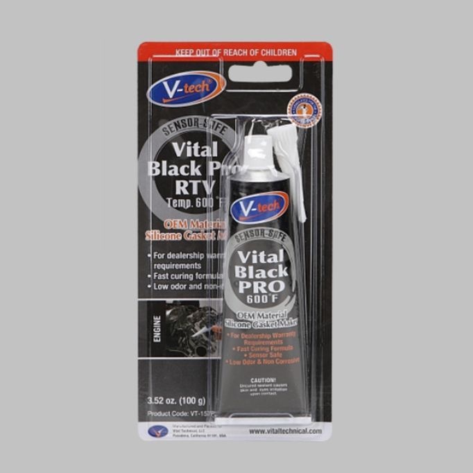 V-tech 가스켓 실리콘 Vital Black PRO RTV VT-157P 100gm [BIO75228]