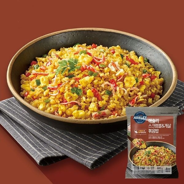 애슐리 스크램블/게살 볶음밥 920g (230g*4a) x 2팩