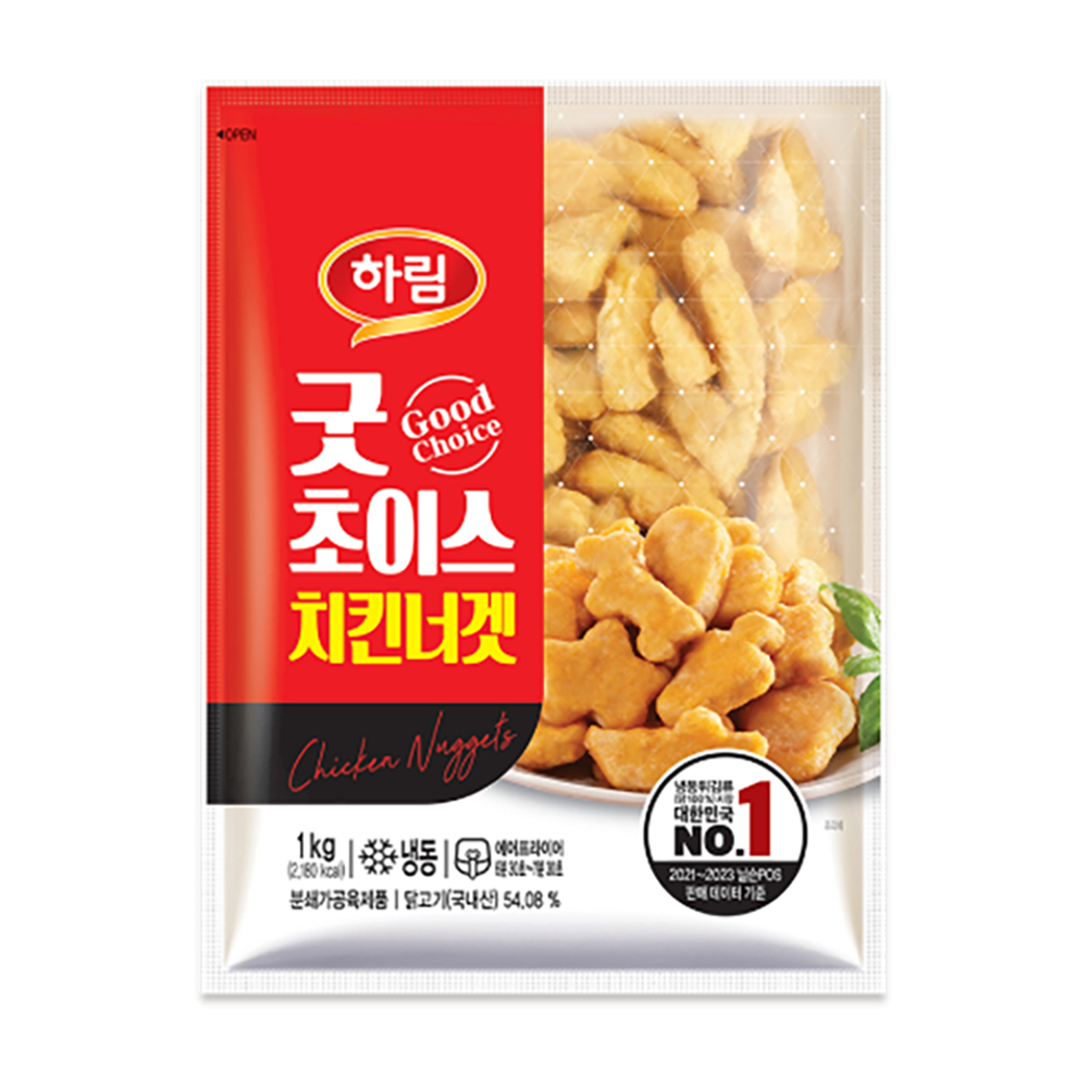하림 굿초이스 치킨너겟 1kg