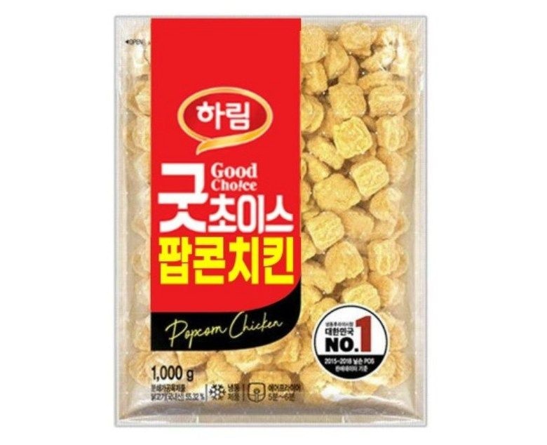 하림 굿초이스 팝콘치킨 1kg