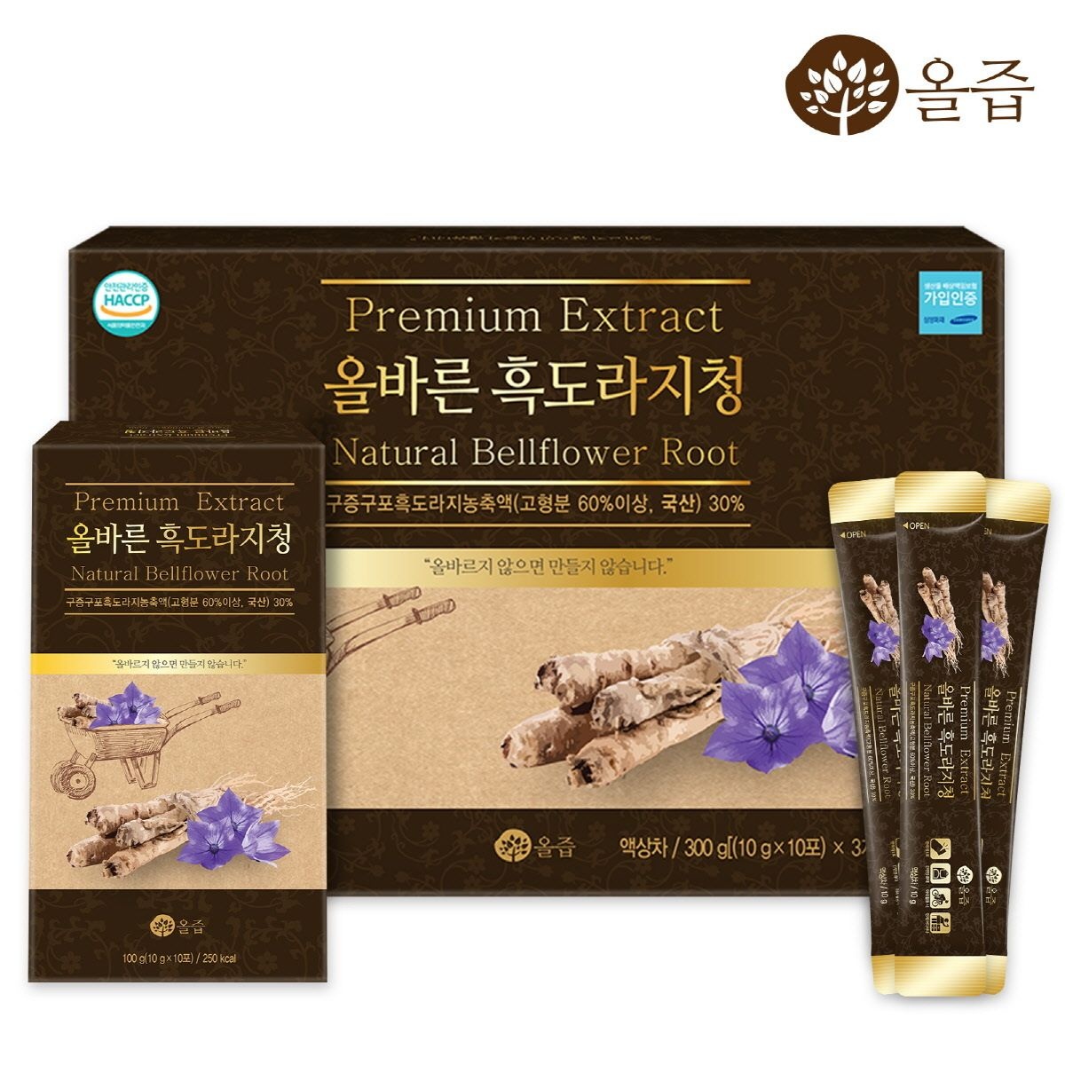올즙 (현대Hmall) [올즙] 올바른 흑도라지청 30포