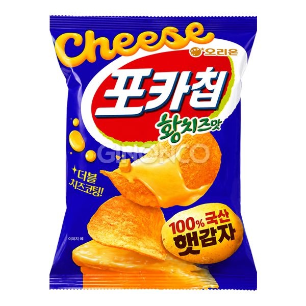 오리온 포카칩 황치즈 83g 1개 신상 한정 과자 스낵