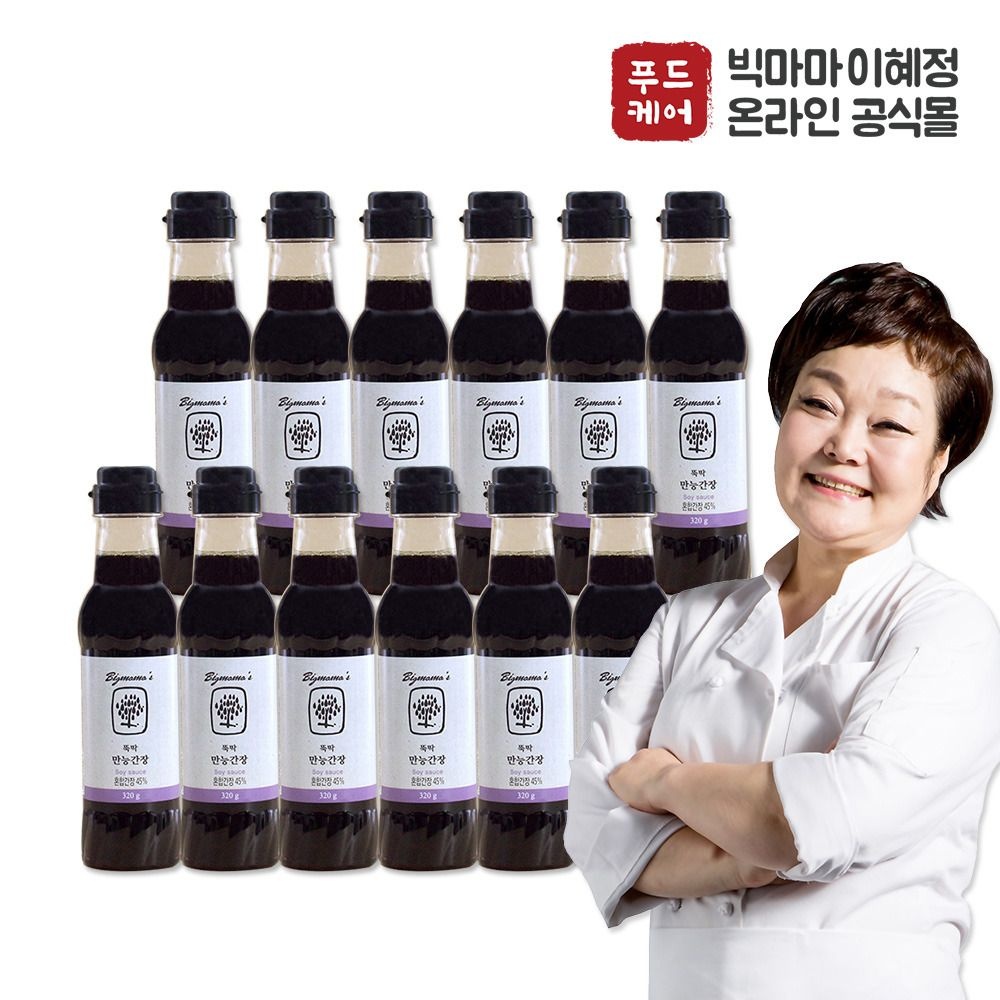 키친스토리 (현대Hmall) 빅마마 이혜정의 뚝딱 만능간장 12개 (320g)