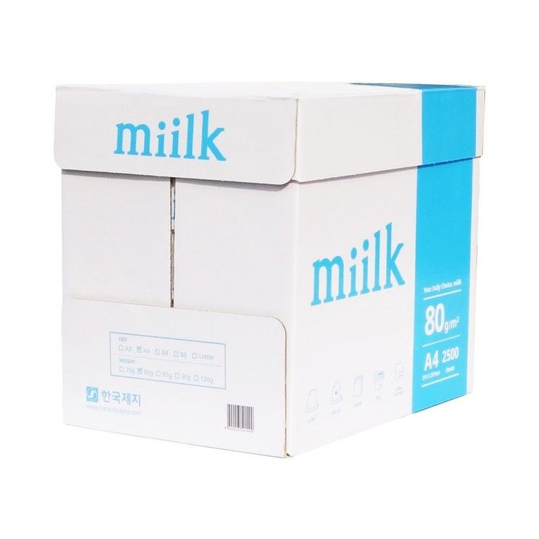 한국제지 복합기 프린터 팩스 복사 용지 A4 80g 1BOX 2500매