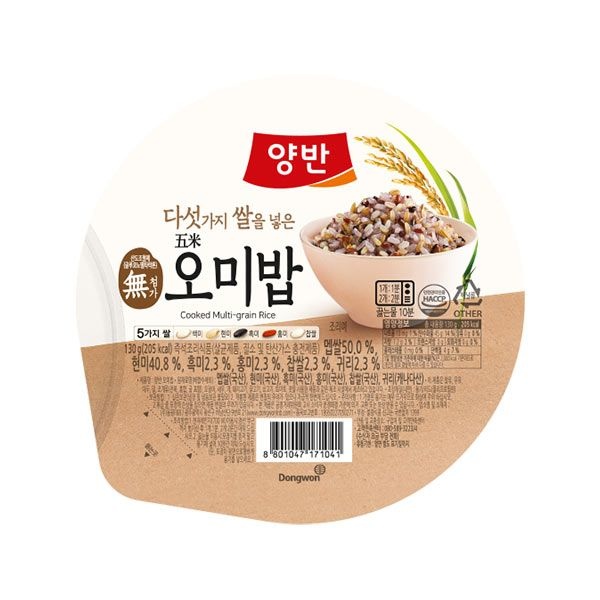 동원 (현대Hmall) [동원] 양반 오미밥 130g x 48개 /작은공기/즉석밥