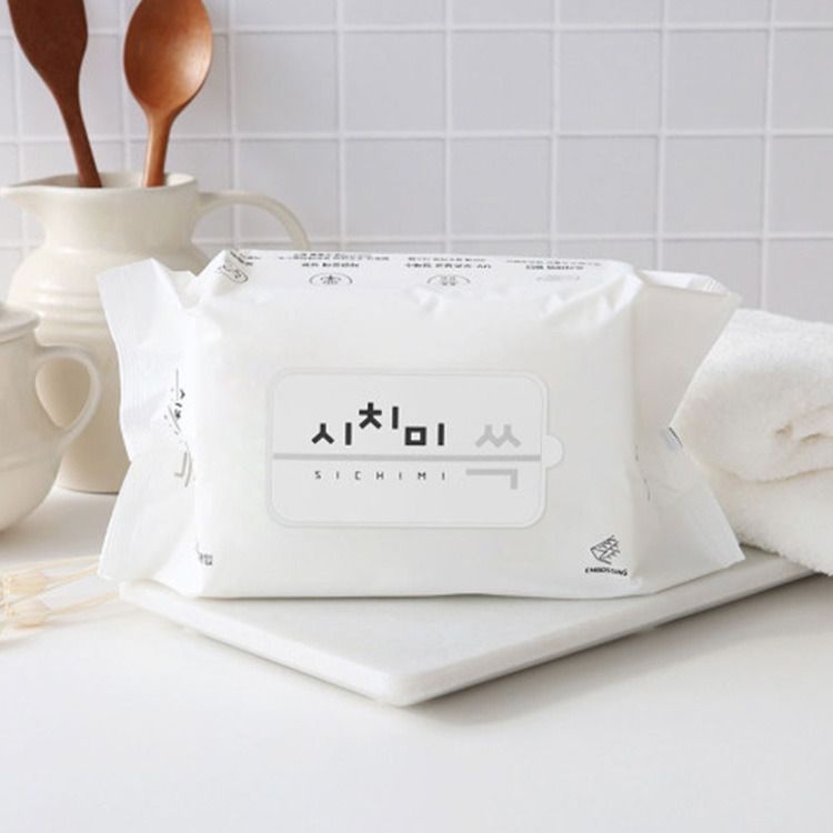 (현대Hmall) [시치미 쓱] 아기물티슈 50gsm 데일리 화이트 리필형 100매 x 10팩
