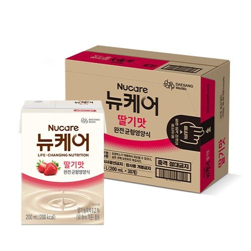 [롯데백화점] 웰라이프 [대상웰라이프] 뉴케어 딸기맛 (200mlx24팩)