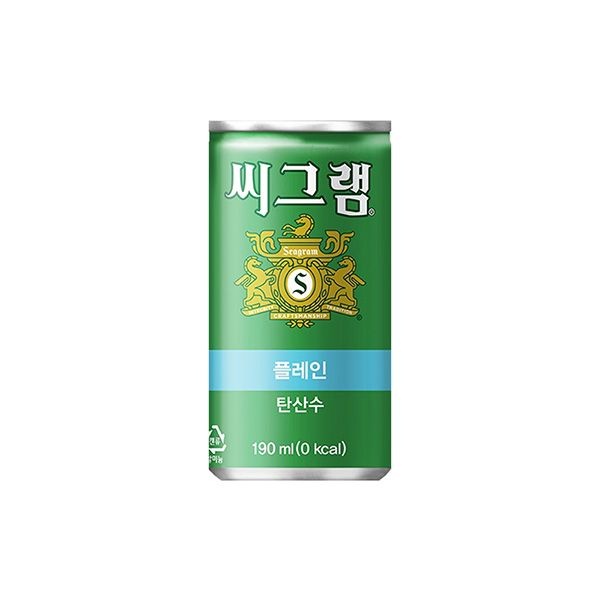 [롯데백화점] 코카콜라 씨그램 플레인 190ml 60개
