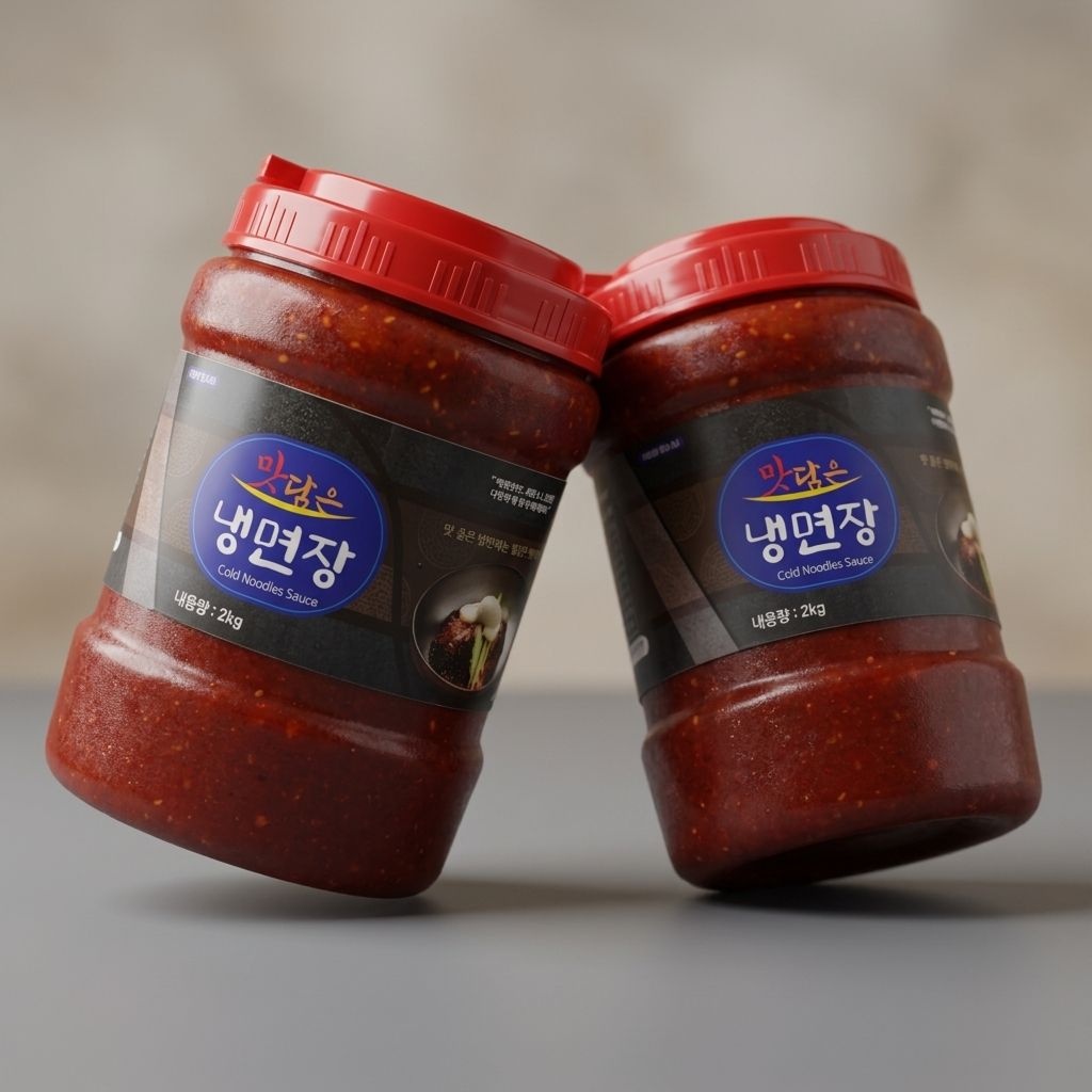 밥도둑푸드 밥도둑푸드 맛담은 양념장 국수간장 냉면장 즉석식사 2kg 2개