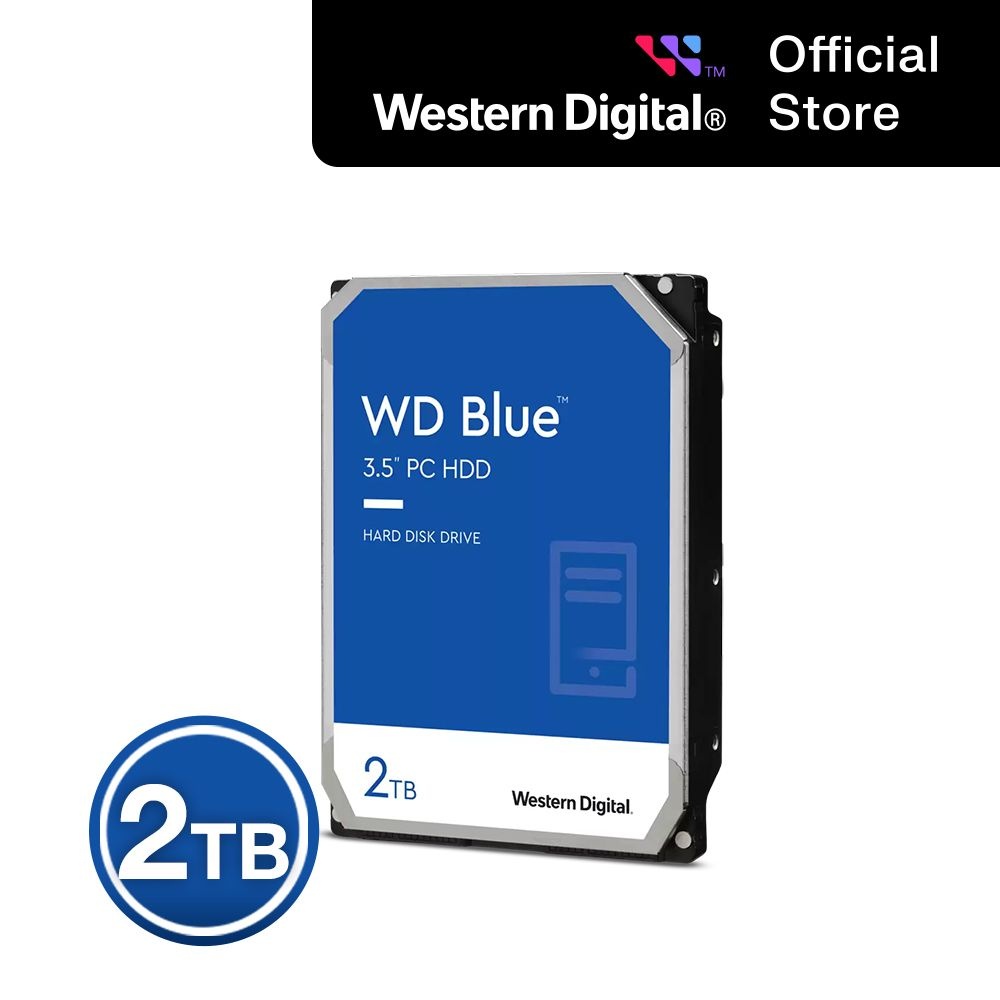 웨스턴디지털 [WD공식스토어/CMR방식] WD BLUE 2TB HDD WD20EARZ 하드디스크 [우체국택배]