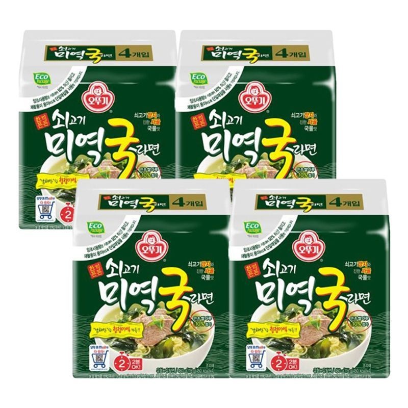 오뚜기 쇠고기 미역국라면 16봉