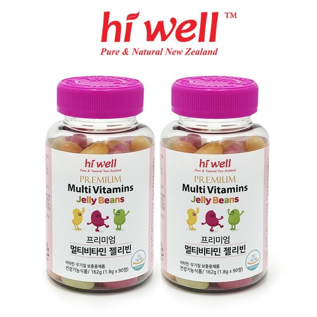 하이웰 (현대Hmall) [하이웰] 프리미엄 멀티비타민 젤리빈 90정 2통