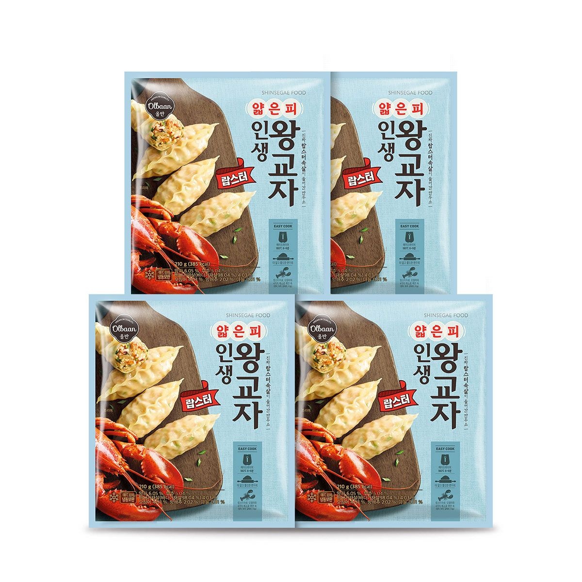 신세계푸드 (현대Hmall) [신세계푸드]올반키친 얇은피 랍스터왕교자 x 4봉