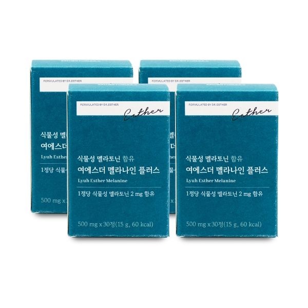 에스더포뮬러 여에스더 멜라나인 플러스 500mg x 30정 X 4박스...