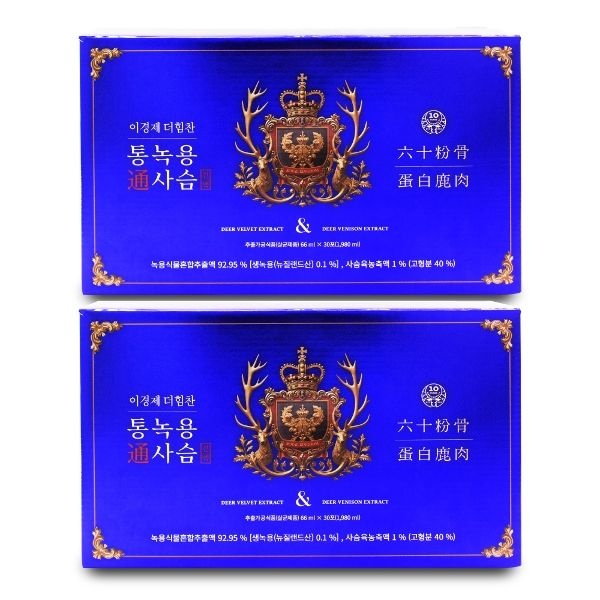 이경제 이경제 더힘찬 통녹용 사슴진액 66ml x 30포 X 2박스 I