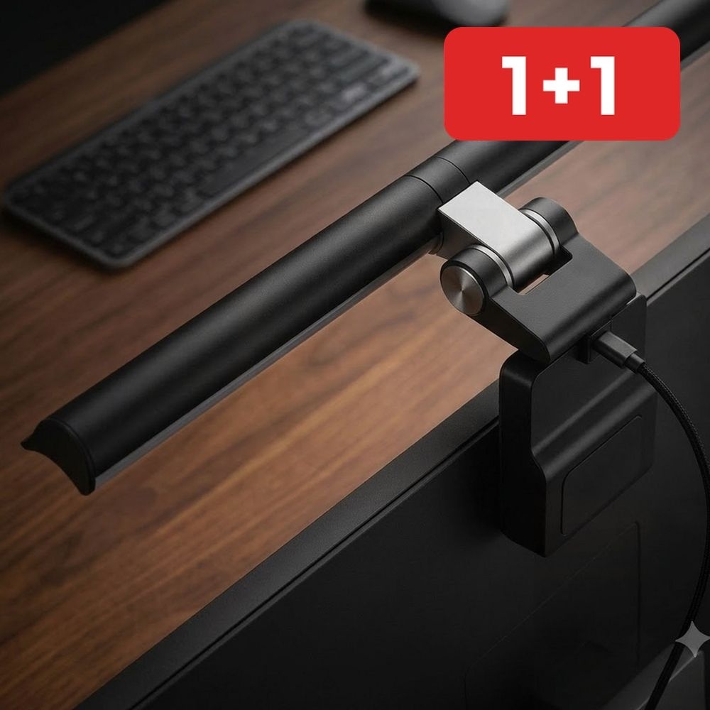스크린바 45cm 데스크탑 컴퓨터 유선 USB 전원 눈피로 독서등 공부방 1+1