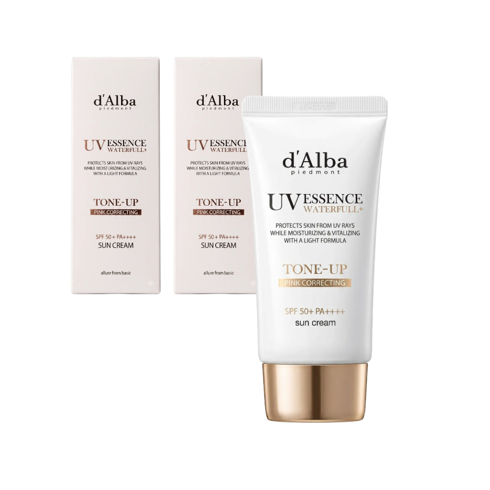 달바 워터풀 핑크 톤업 선크림 SPF50+ PA++++ 50ml x 2개 비건뷰티