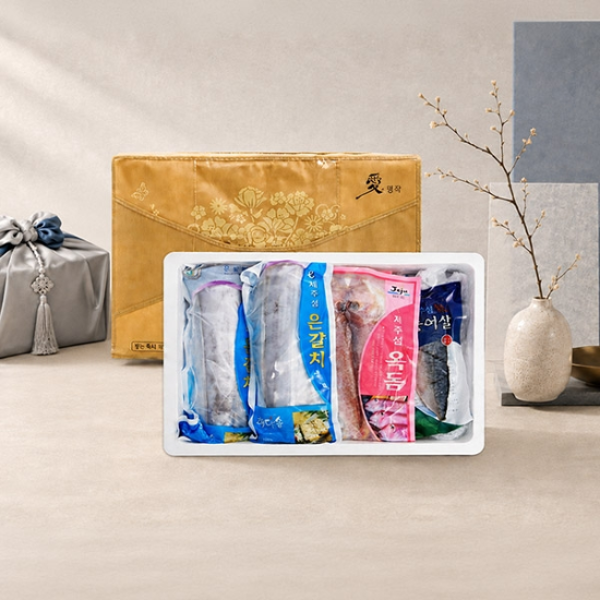[이제주섬] 제주 수산물세트 1호 (옥돔2미+갈치300g대1마리+고등어살1kg5-6팩)