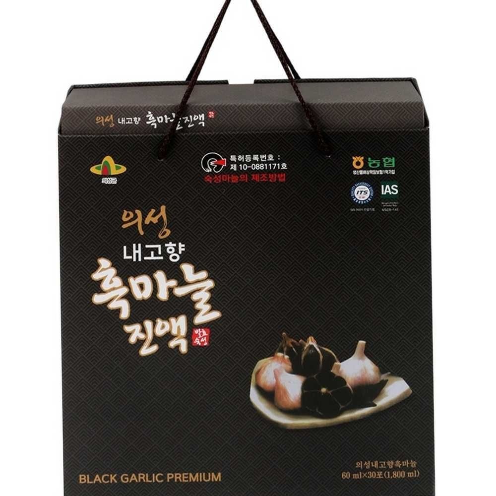 분필스 30포 60ML 의성 흑마늘진액 의성마늘즙 흑마늘즙 흑마늘농축액