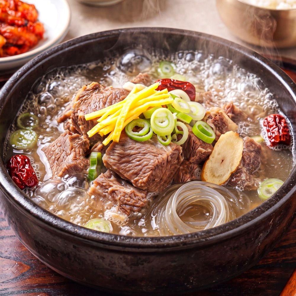 [팔도진미] 수원식 뼈없는 순살 왕 갈비탕 500g X 5팩