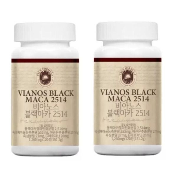 트루포뮬러 비아노스 블랙마카 2514 1260mg 120정 2박스 비아녹스