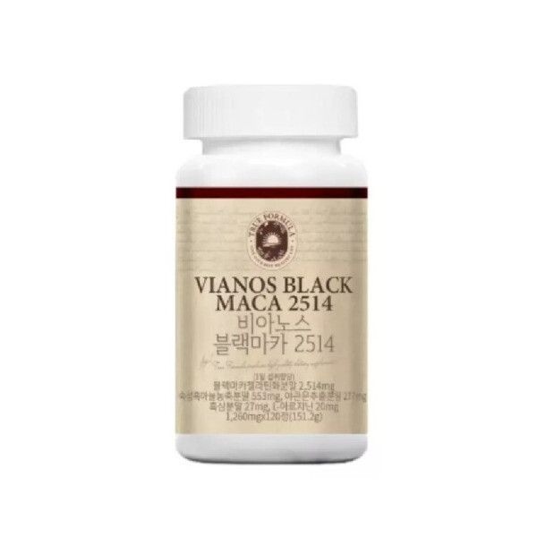트루포뮬러 비아노스 블랙마카 2514 1260mg 120정 1박스 비아녹스