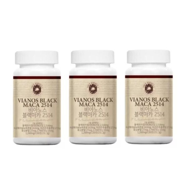 트루포뮬러 비아노스 블랙마카 2514 1260mg 120정 3박스 비아녹스