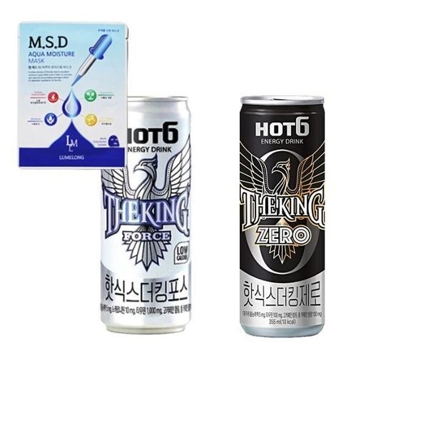 [롯데칠성음료] [M]핫식스 더킹 포스 + 더킹 제로 355ml 2종...