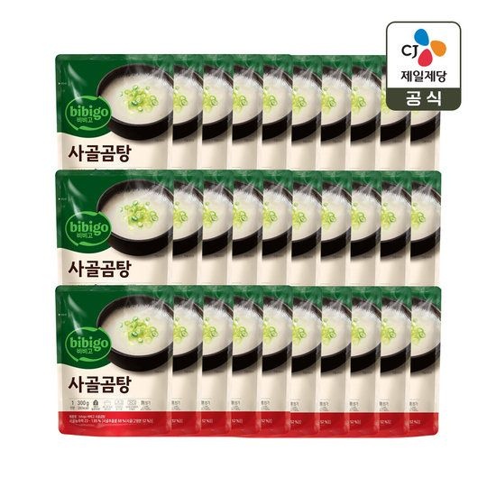 {백화점 상품} 비비고 사골곰탕 300g x30개 512658