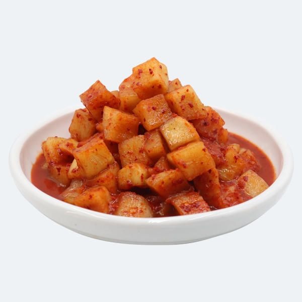 [오늘출발] 청우 맛있는 깍두기 무 김치 10kg 업소용 중국산 수입