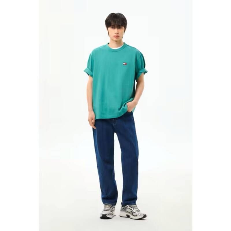 타미진스 공용 릴랙스 배지 반팔 티셔츠 T32G1TTO09TMT2 K4L9M2N5 W6X9Y2Z4