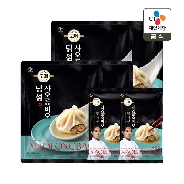 고메 샤오롱바오 423g x4개+샤오롱바오 141g x2개