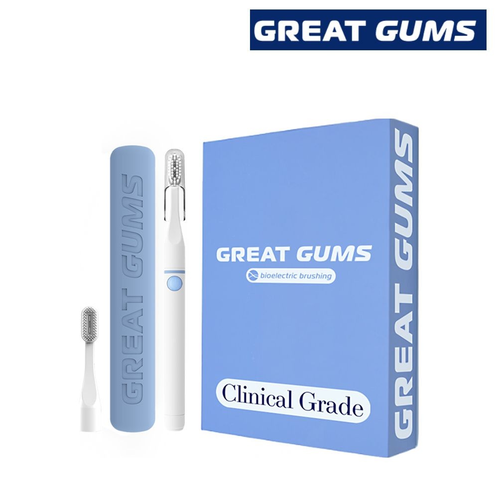 (주)프록시헬스케어 (현대Hmall) 그레이트검즈 Clinical Grade 치석 플라그 제거 생체전류 칫솔 세트 TROMATZ-GGCG