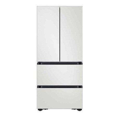 삼성전자 [9월 2주차 이후 순차배송]  비스포크 AI 김치플러스 4도어 RK70F49F2A (490L, 코타 화이트)
