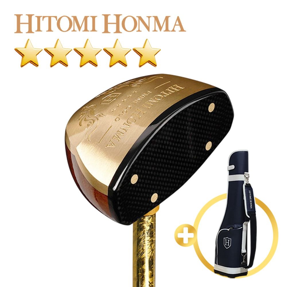 <b>히토미</b>혼마 (하프백 증정)<b>히토미</b>혼마 25년형 PRIME GOLD 5스타 흑단목 헤드 파크골프채