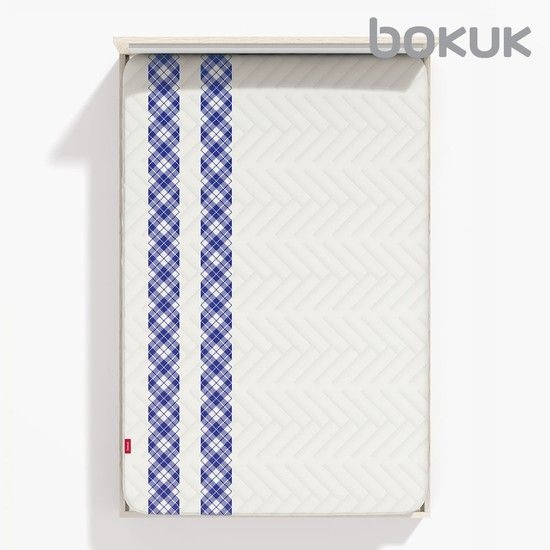 보국전자 보국 전기요 카본 탄소 전기 매트 침대 전기장판 싱글 1인용 워셔블 리버블루