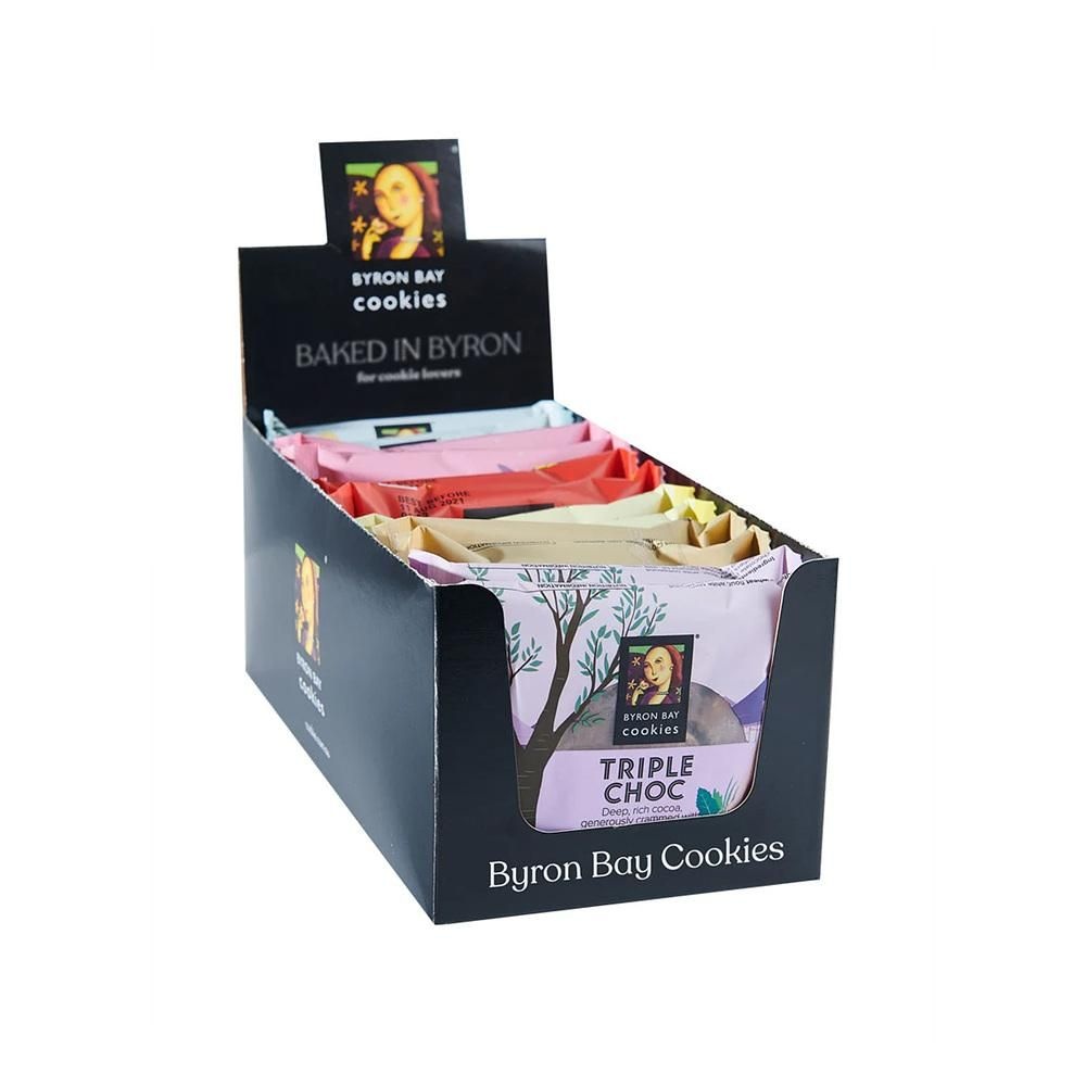 Byron Bay Cookies 믹스드 쿠키 박스 12개입 1팩 Mixed Cookie Box 12 x 60g